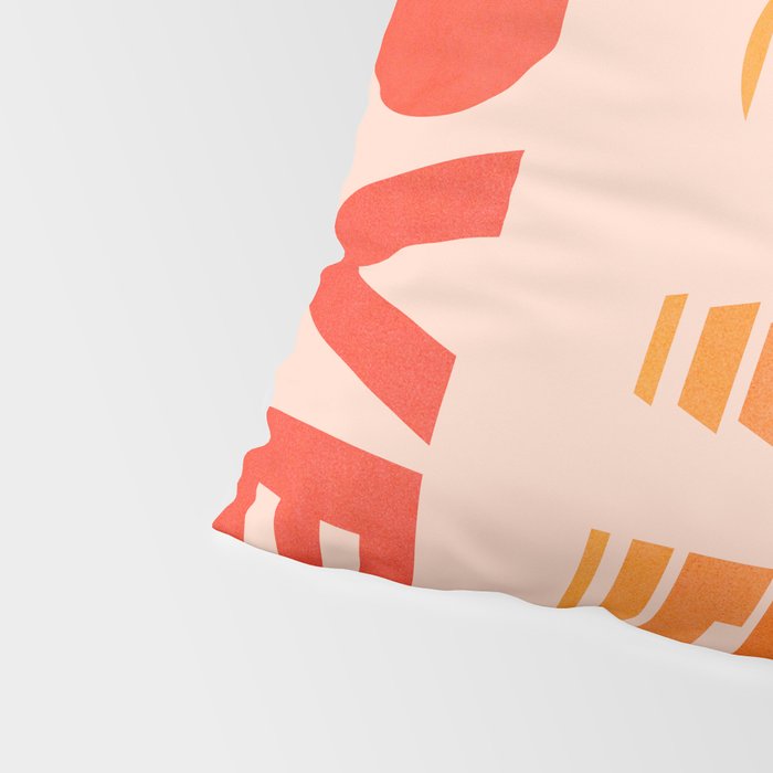 Abstraction_LOVE_SUNSET_Minimalism_001 Pillow Sham Gallery Image 4