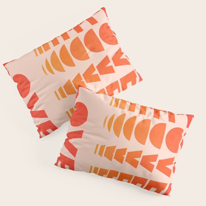 Abstraction_LOVE_SUNSET_Minimalism_001 Pillow Sham Gallery Image 3