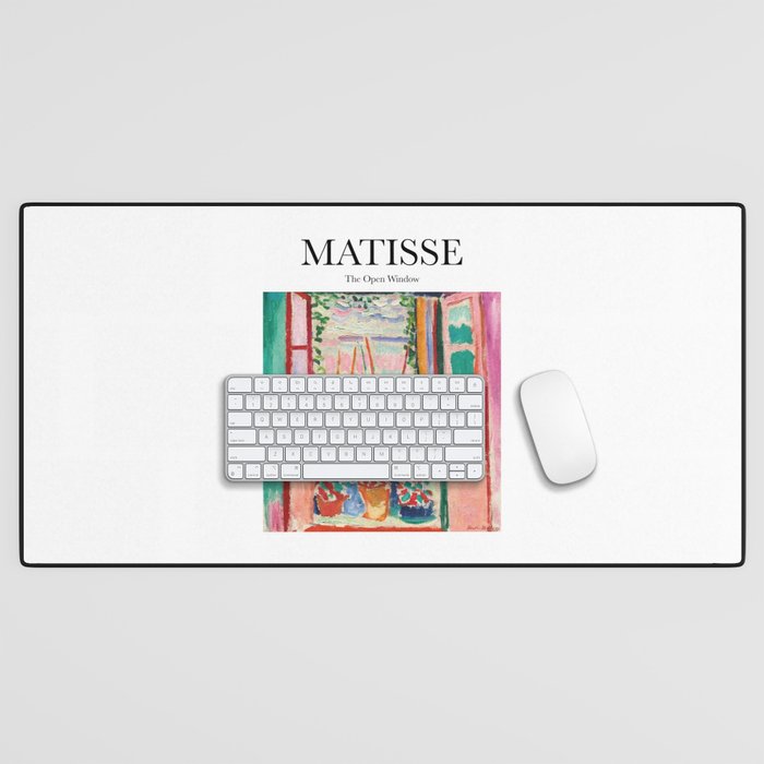 The Open Window by Henri Matisse - Artwork Design Desk Mat Gallery Image 1