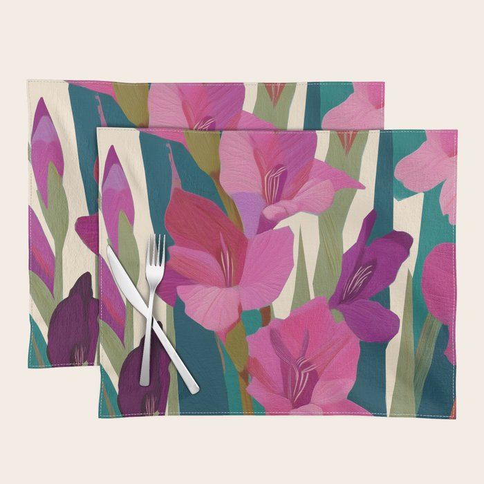 Magenta Garden Placemat Gallery Image 1
