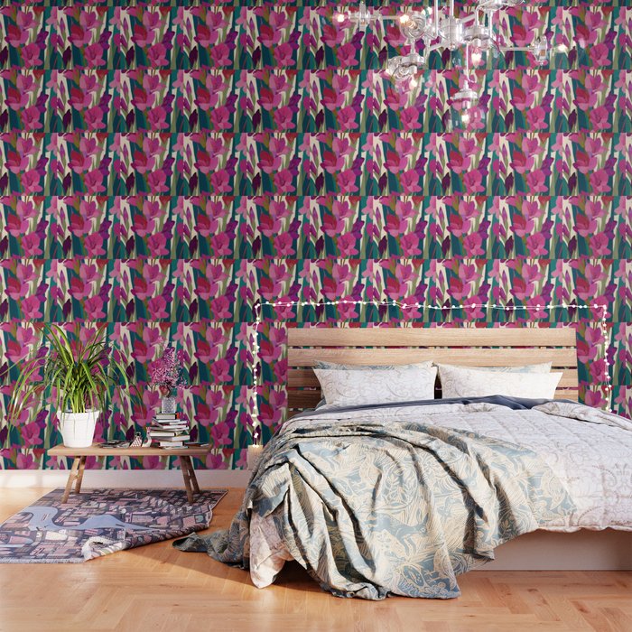 Magenta Garden Wallpaper Gallery Image 1