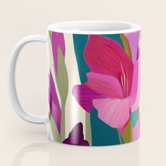 Magenta Garden Coffee Mug Gallery Image 3