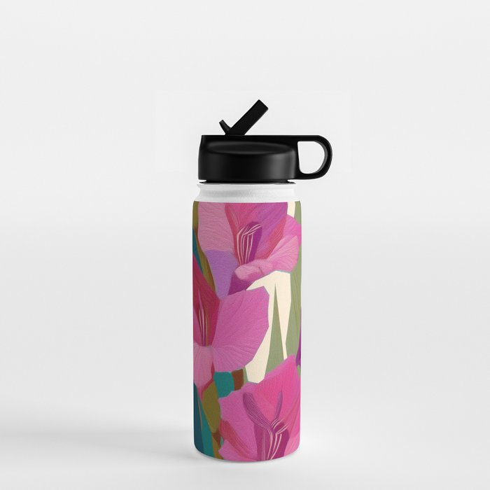 Magenta Garden Water Bottle Gallery Image 1