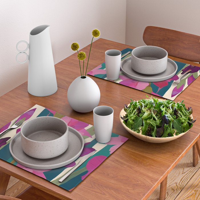 Magenta Garden Placemat Gallery Image 2