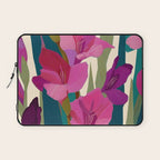 Magenta Garden Laptop Sleeve Gallery Image 1