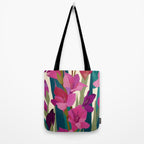 Magenta Garden Tote Bag Gallery Image 2