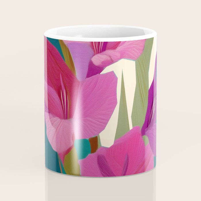 Magenta Garden Coffee Mug Gallery Image 4