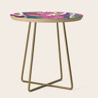 Magenta Garden Side Table Gallery Image 1