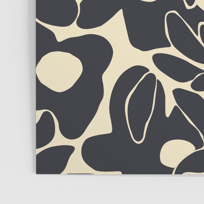 Abstract vintage flower art pattern Poster Gallery Image 3