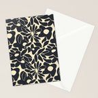 Abstract vintage flower art pattern Stationery Card Gallery Image 2