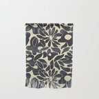 Abstract vintage flower art pattern Wall Hanging Gallery Image 1