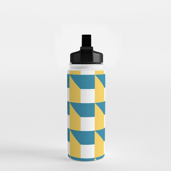 Modern Geometric 51 Water Bottle Gallery Image 2