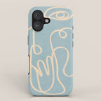 Abstract line art 229 iPhone Case Gallery Image 1