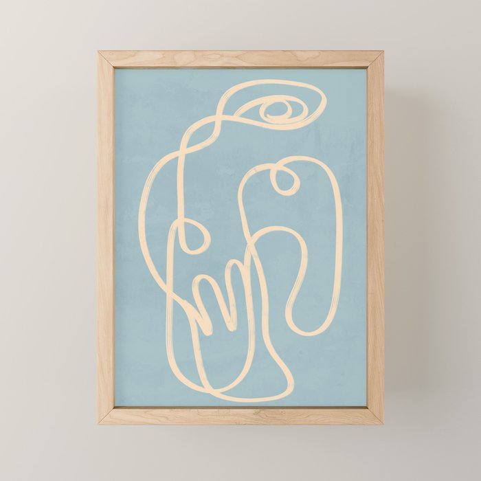 Abstract line art 229 Mini Art Print Gallery Image 1