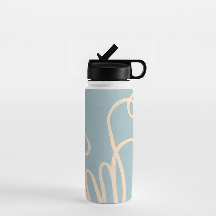 Abstract line art 229 Water Bottle Gallery Image 1
