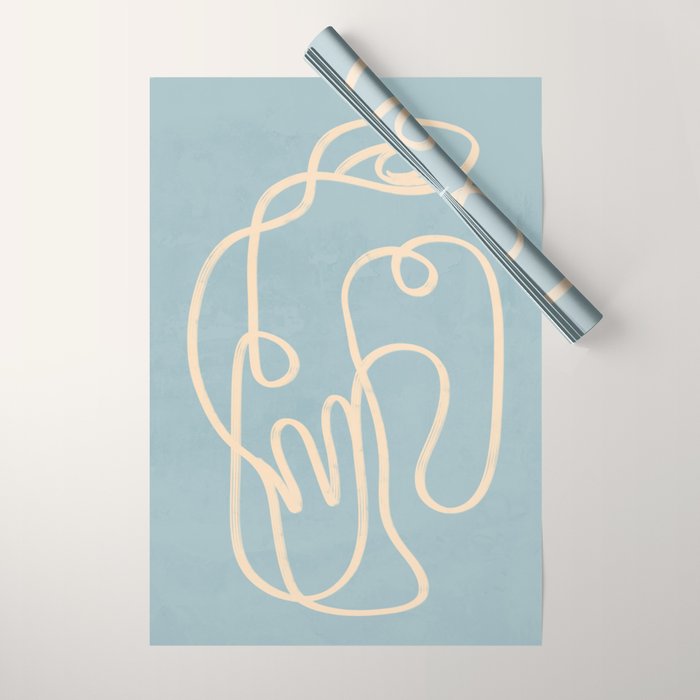 Abstract line art 229 Wrapping Paper Gallery Image 1