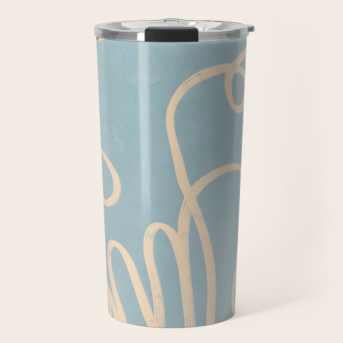 Abstract line art 229 Travel Mug Gallery Image 1