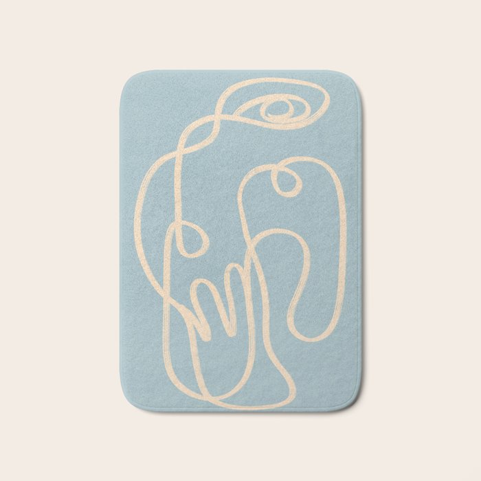 Abstract line art 229 Bath Mat Gallery Image 1