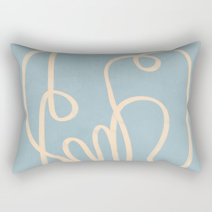 Abstract line art 229 Rectangular Pillow Gallery Image 1