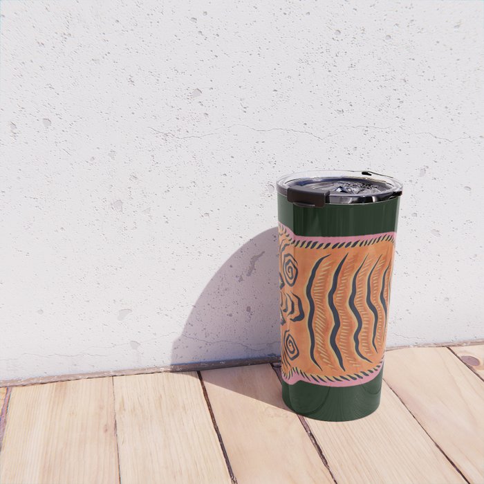Wild Tiger Rug Travel Mug Gallery Image 4