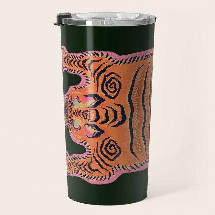 Wild Tiger Rug Travel Mug Gallery Image 3
