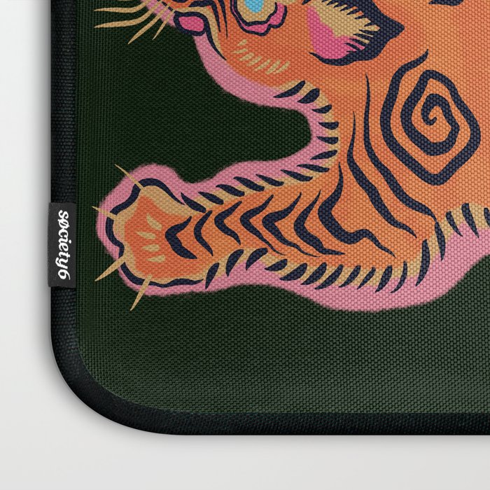 Wild Tiger Rug Laptop Sleeve Gallery Image 3