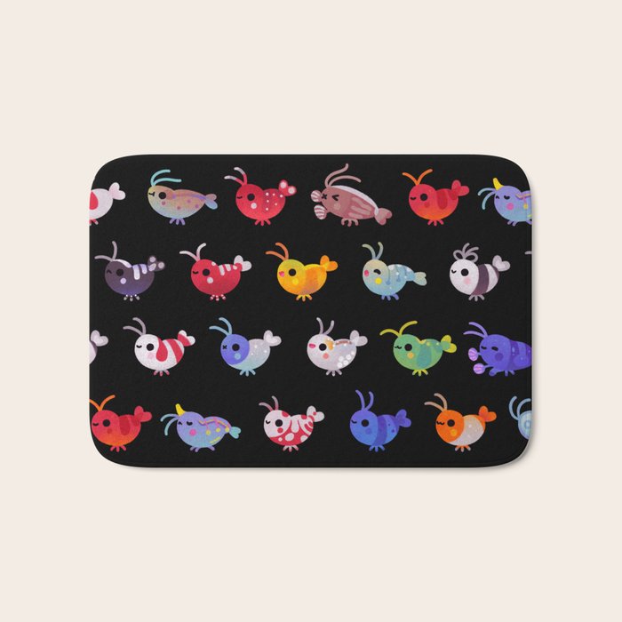 Freshwater shrimp Bath Mat Gallery Image 1