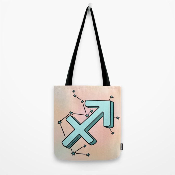 Sagittarius Symbol Tote Bag Gallery Image 2
