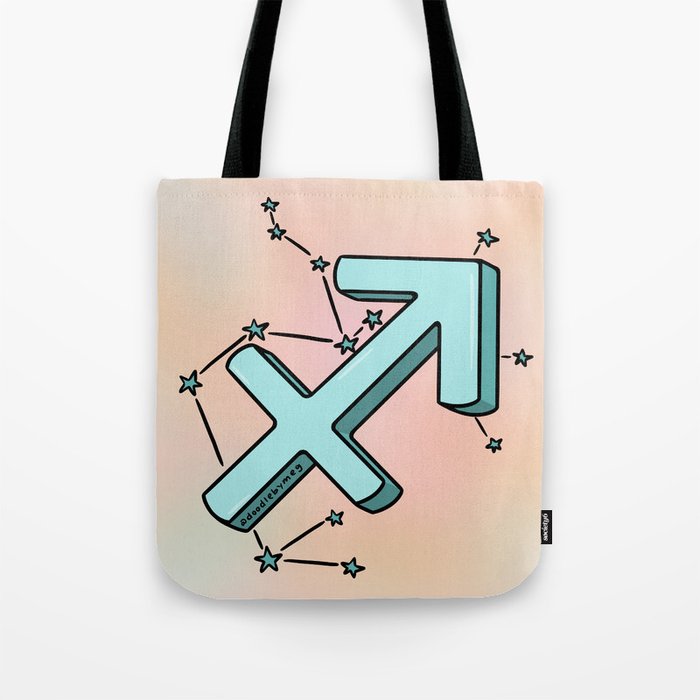 Sagittarius Symbol Tote Bag Gallery Image 1
