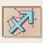 Sagittarius Symbol Serving Tray Gallery Image 1