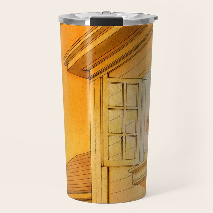 Wildfire Orange Travel Mug Gallery Image 1