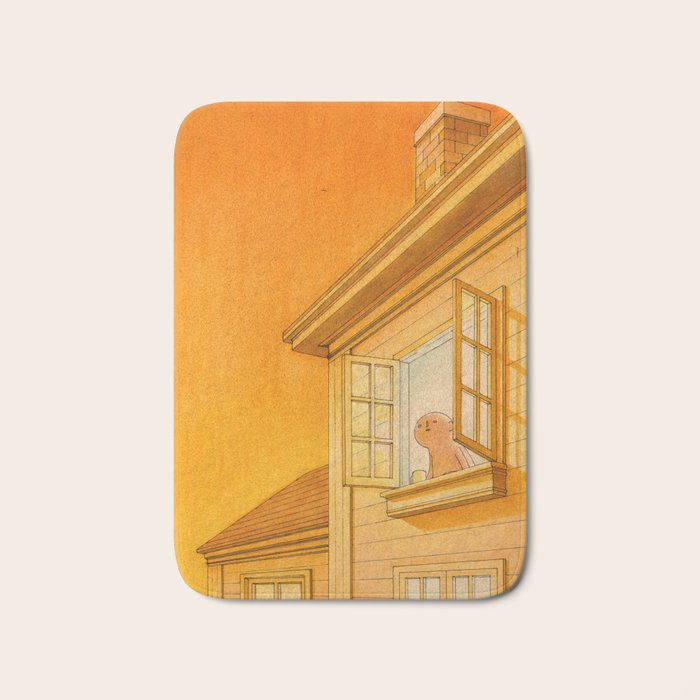 Wildfire Orange Bath Mat Gallery Image 1