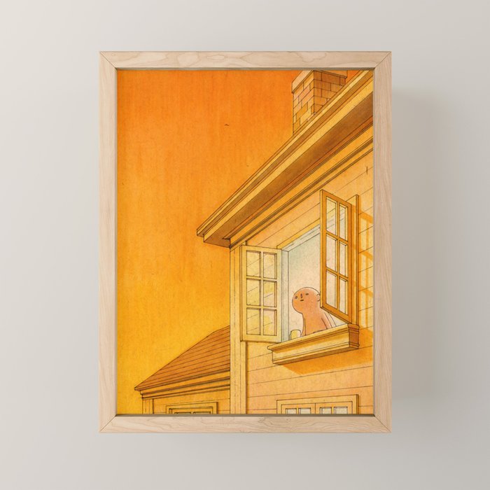 Wildfire Orange Mini Art Print Gallery Image 1