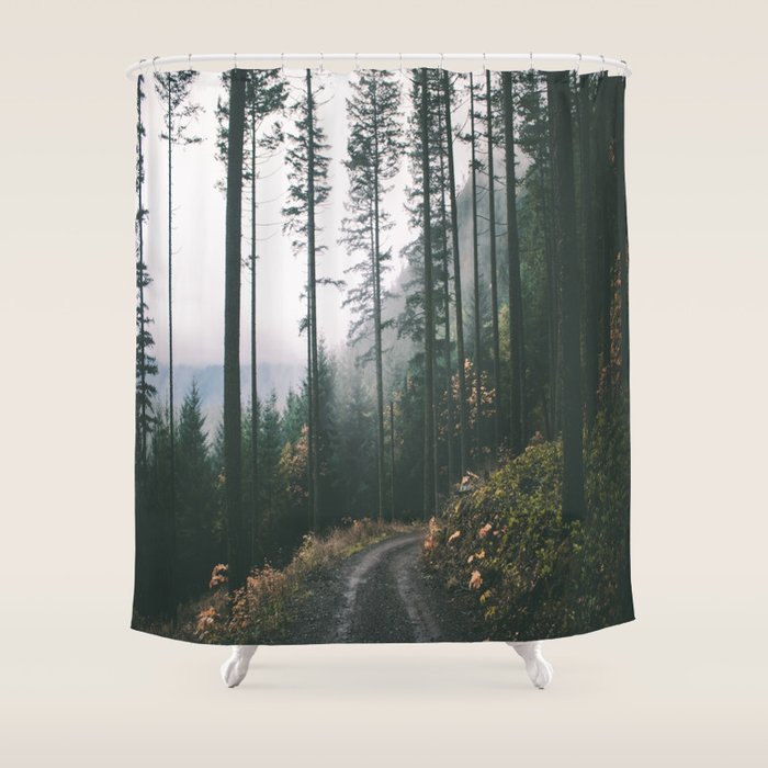 Forest Drive Shower Curtain Gallery Image 1