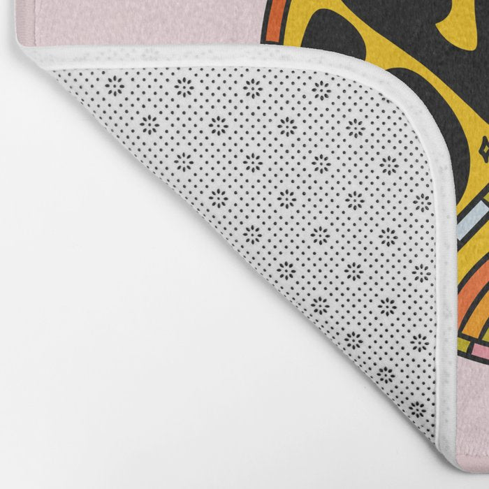 Gemini Peace Sign Bath Mat Gallery Image 2