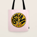 Gemini Peace Sign Tote Bag Gallery Image 1