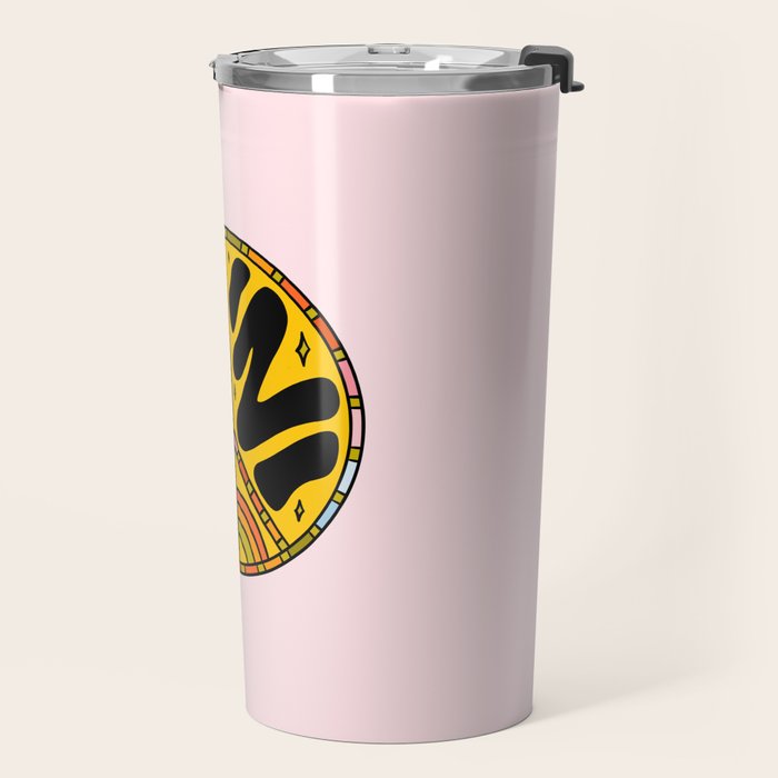 Gemini Peace Sign Travel Mug Gallery Image 2