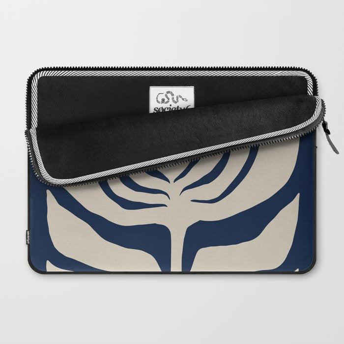 Night Bloom - Blue Laptop Sleeve Gallery Image 2