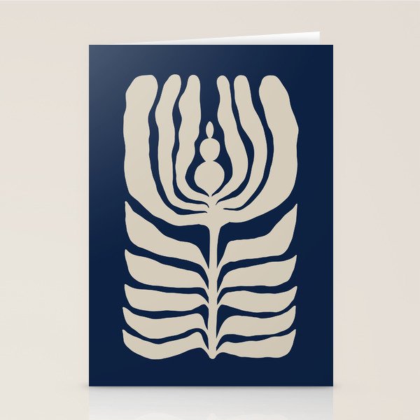 Night Bloom - Blue Stationery Card Gallery Image 2