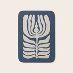 Night Bloom - Blue Bath Mat Gallery Image 1