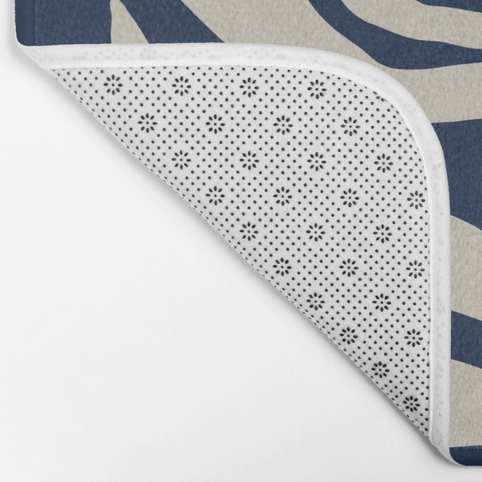 Night Bloom - Blue Bath Mat Gallery Image 2