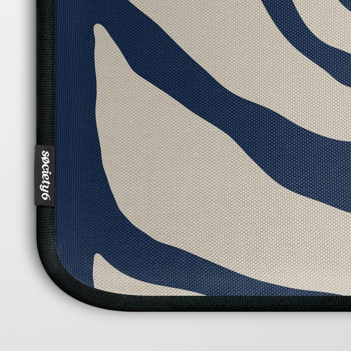 Night Bloom - Blue Laptop Sleeve Gallery Image 3