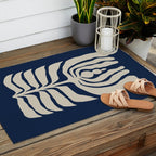 Night Bloom - Blue Outdoor Rug Gallery Image 2