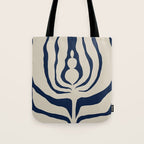 Night Bloom - Blue Tote Bag Gallery Image 1