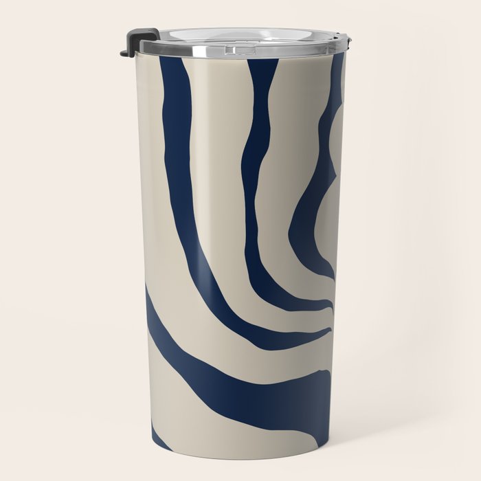 Night Bloom - Blue Travel Mug Gallery Image 3