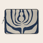 Night Bloom - Blue Laptop Sleeve Gallery Image 1