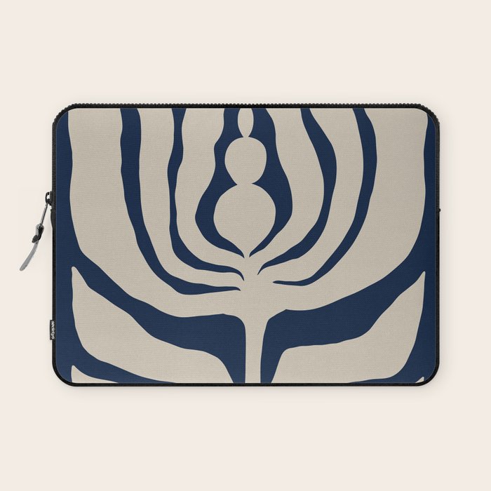 Night Bloom - Blue Laptop Sleeve Gallery Image 1