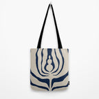 Night Bloom - Blue Tote Bag Gallery Image 2