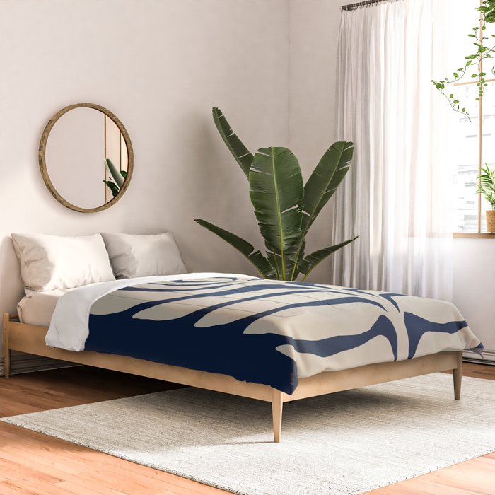 Night Bloom - Blue Comforter Gallery Image 2
