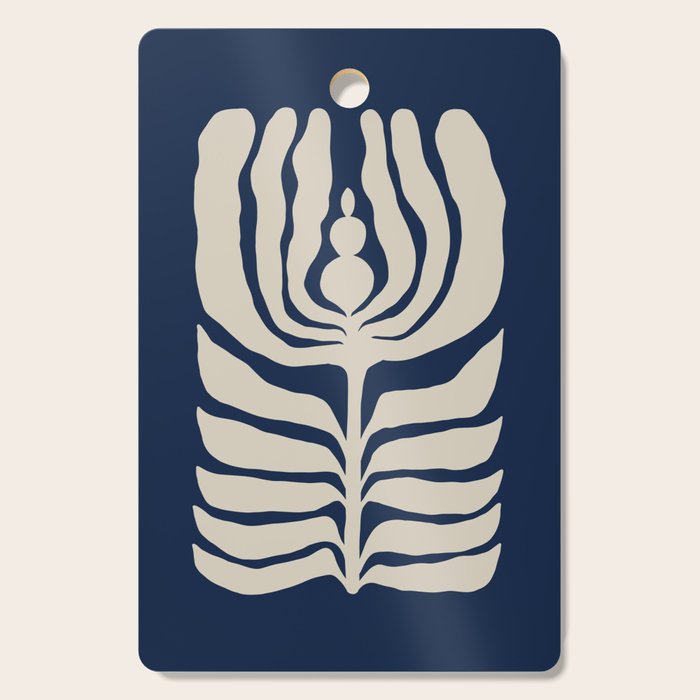 Night Bloom - Blue Cutting Board Gallery Image 1